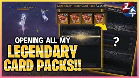 legendary card selection pack lost ark